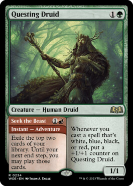 Questing Druid - Wilds of Eldraine