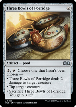 Three Bowls of Porridge - Wilds of Eldraine