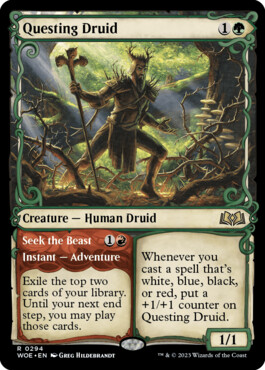 Questing Druid - Wilds of Eldraine