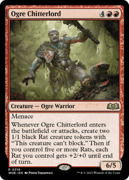 Ogre Chitterlord - Wilds of Eldraine