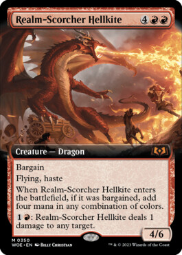 Realm-Scorcher Hellkite - Wilds of Eldraine