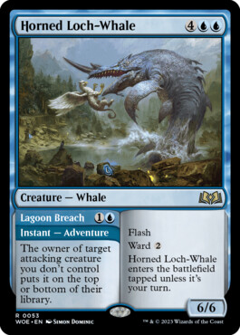 Horned Loch-Whale - Wilds of Eldraine