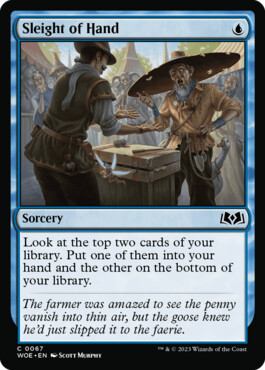 Sleight of Hand - Wilds of Eldraine