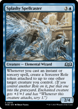 Splashy Spellcaster - Wilds of Eldraine