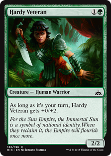 Hardy Veteran - Rivals of Ixalan