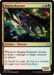 Raging Regisaur - Rivals of Ixalan