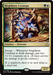 Siegehorn Ceratops - Rivals of Ixalan