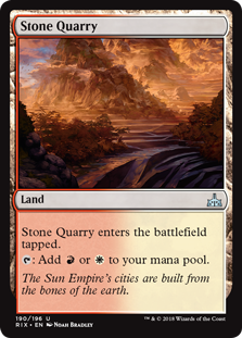 Stone Quarry - Rivals of Ixalan