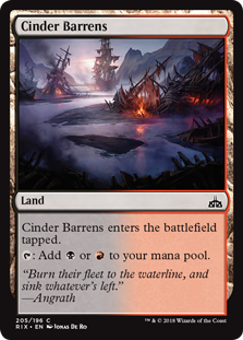 Cinder Barrens - Rivals of Ixalan