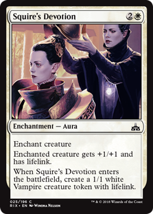 Squire's Devotion - Rivals of Ixalan