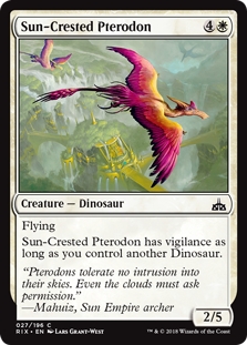 Sun-Crested Pterodon - Rivals of Ixalan