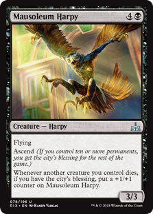 Mausoleum Harpy - Rivals of Ixalan