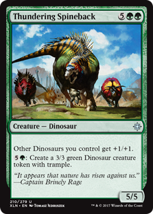 Thundering Spineback - Ixalan