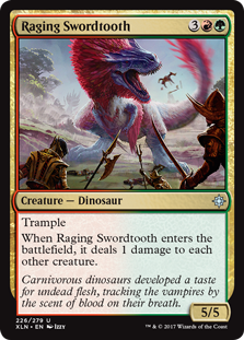 Raging Swordtooth - Ixalan