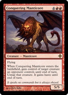 Conquering Manticore - Rise of the Eldrazi