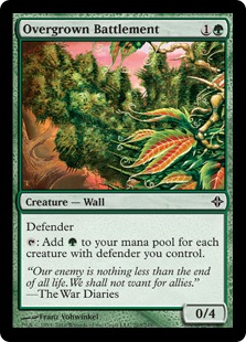 Overgrown Battlement - Rise of the Eldrazi