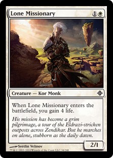 Lone Missionary - Rise of the Eldrazi