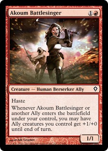 Akoum Battlesinger - Worldwake