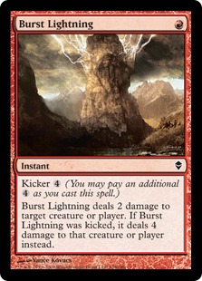 Burst Lightning - Zendikar