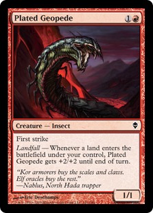 Plated Geopede - Zendikar