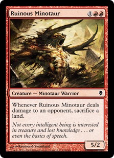 Ruinous Minotaur - Zendikar