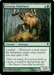 Grazing Gladehart - Zendikar