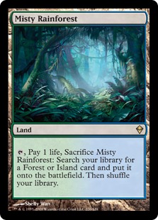 Misty Rainforest - Zendikar