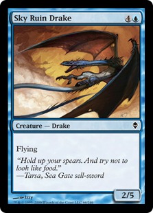 Sky Ruin Drake - Zendikar