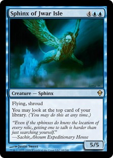 Sphinx of Jwar Isle - Zendikar