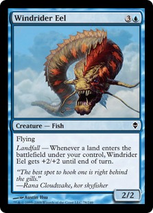 Windrider Eel - Zendikar