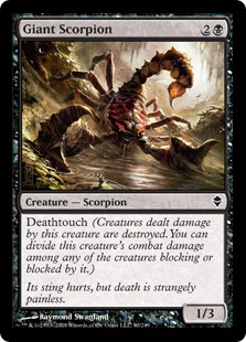 Giant Scorpion - Zendikar