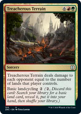 Treacherous Terrain - Zendikar Rising Commander