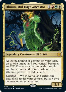 Obuun, Mul Daya Ancestor - Zendikar Rising Commander