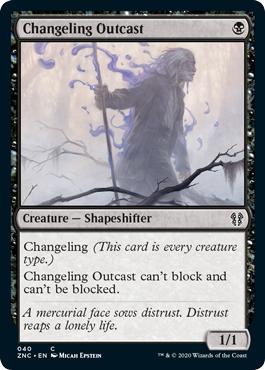 Changeling Outcast - Zendikar Rising Commander