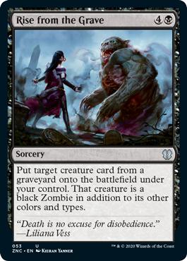 Rise from the Grave - Zendikar Rising Commander