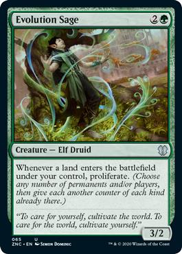 Evolution Sage - Zendikar Rising Commander