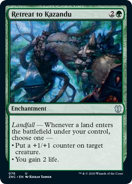 Retreat to Kazandu - Zendikar Rising Commander