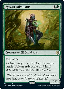 Sylvan Advocate - Zendikar Rising Commander