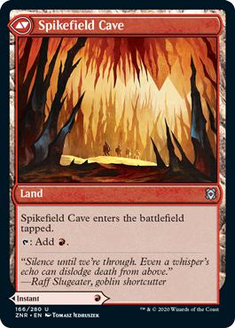 Spikefield Cave - Zendikar Rising