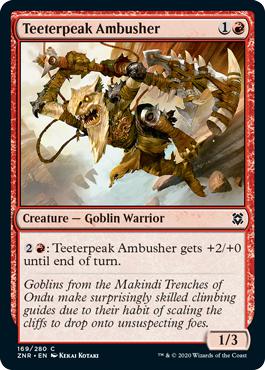 Teeterpeak Ambusher - Zendikar Rising