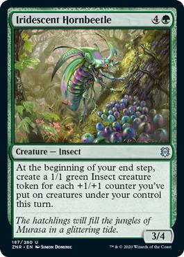 Iridescent Hornbeetle - Zendikar Rising