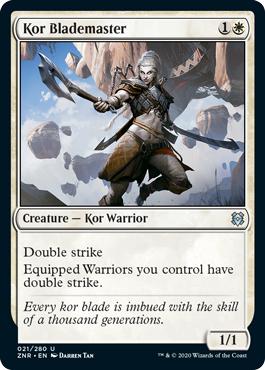 Kor Blademaster - Zendikar Rising