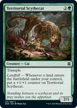 Territorial Scythecat - Zendikar Rising