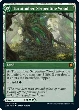 Turntimber, Serpentine Wood - Zendikar Rising