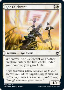 Kor Celebrant - Zendikar Rising
