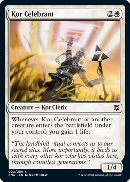 Kor Celebrant - Zendikar Rising