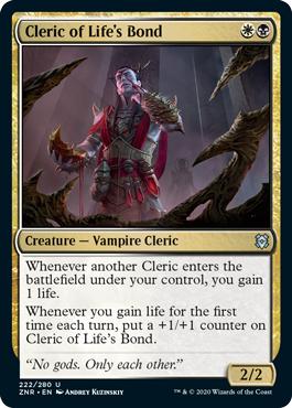 Cleric of Life's Bond - Zendikar Rising