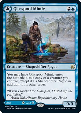 Glasspool Mimic // Glasspool Shore - Zendikar Rising