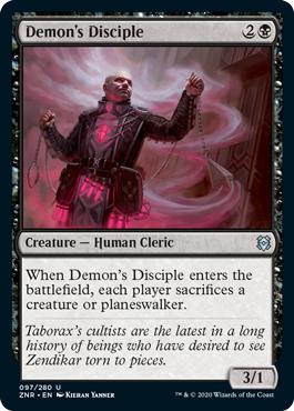 Demon's Disciple - Zendikar Rising