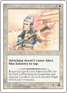 Alert Shu Infantry - Portal Three Kingdoms